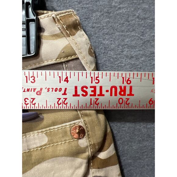 True Religion Womens Camo Cargo Flap Pocket Super Stretchy Skinny Pants Size 27 - Picture 9 of 12